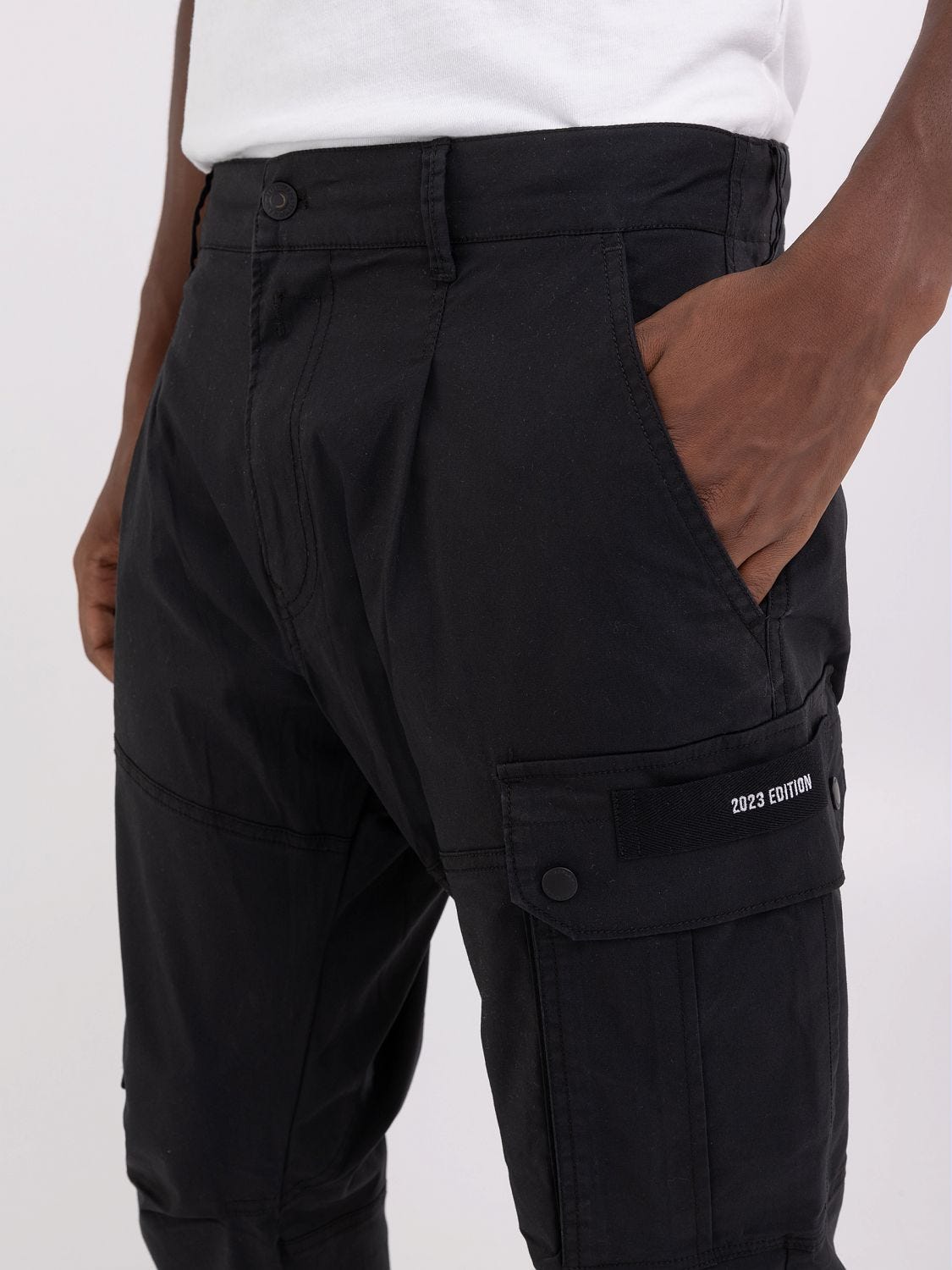 Basic editions men's twill cargo pant cheap