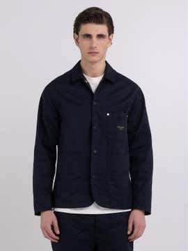 Replay Sartoriale shirt jacket in twill