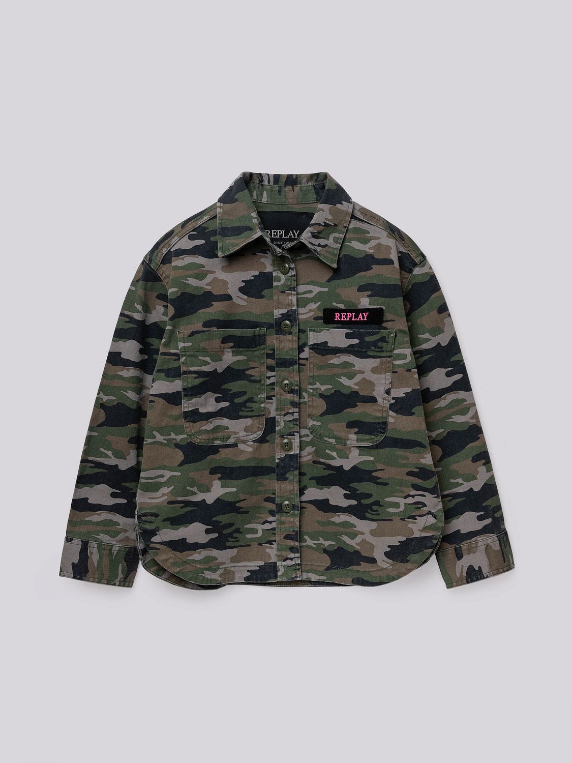 Military print shirt on sale