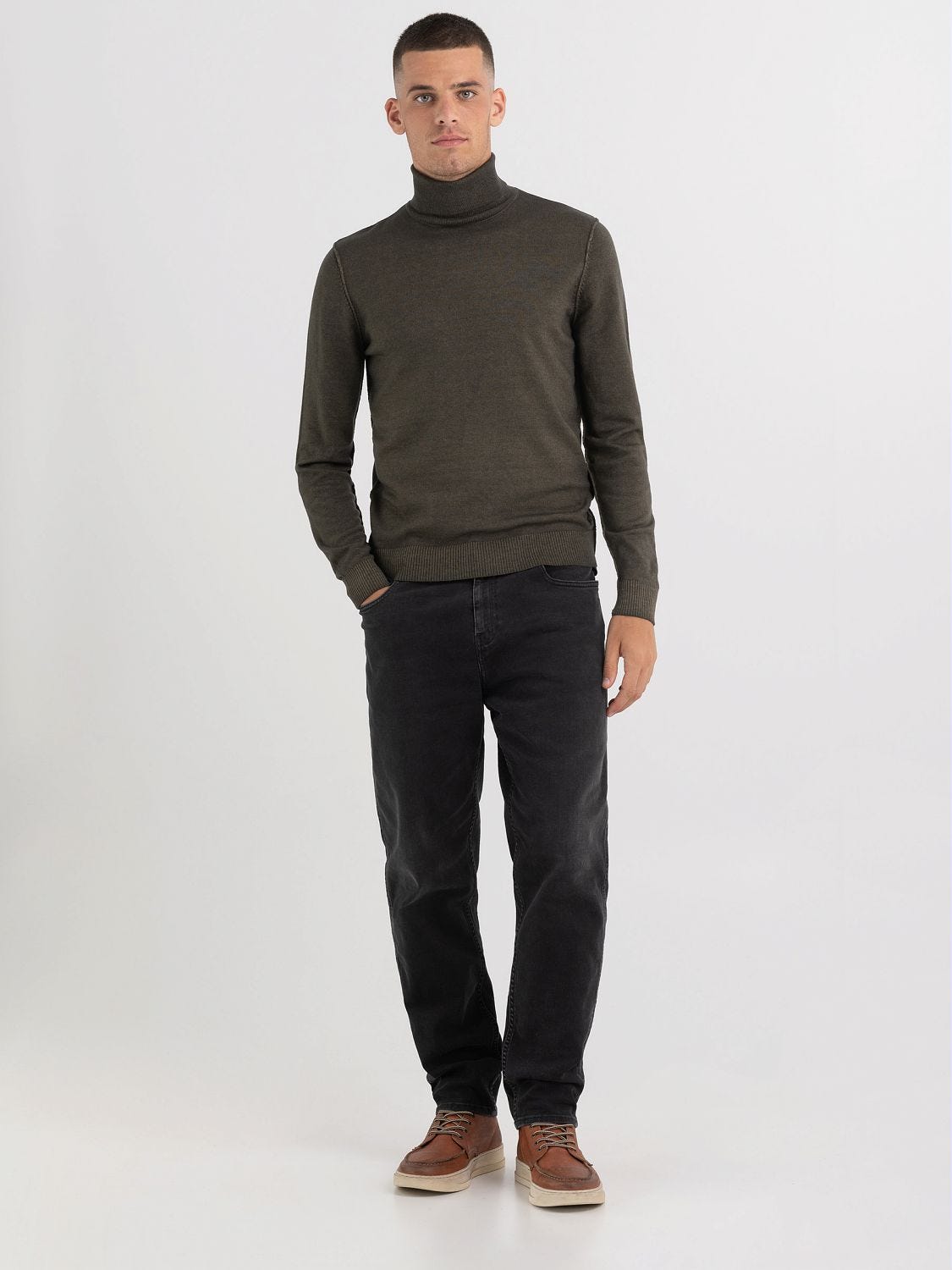 Mens black deals wool turtleneck