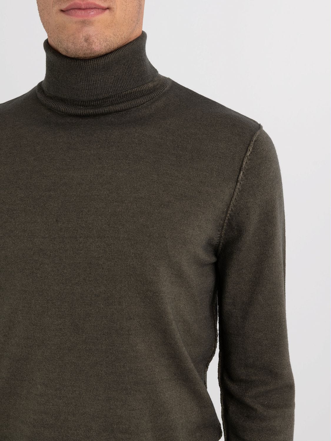 Turtleneck wool sweater