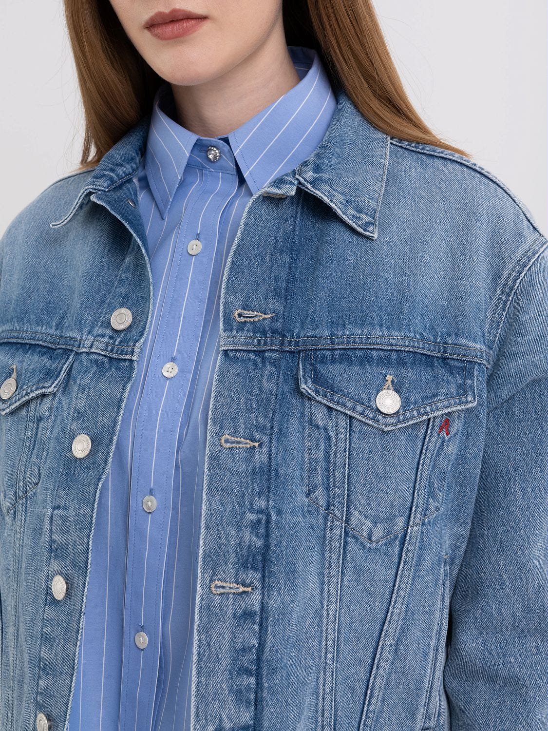 Womens denim store jacket sale