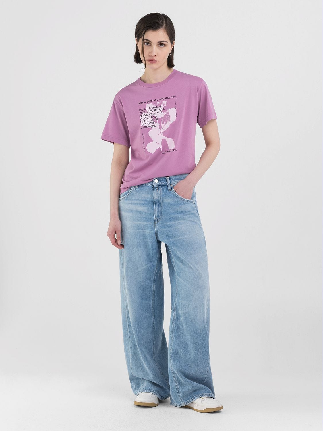 Flower jersey shirt cheap