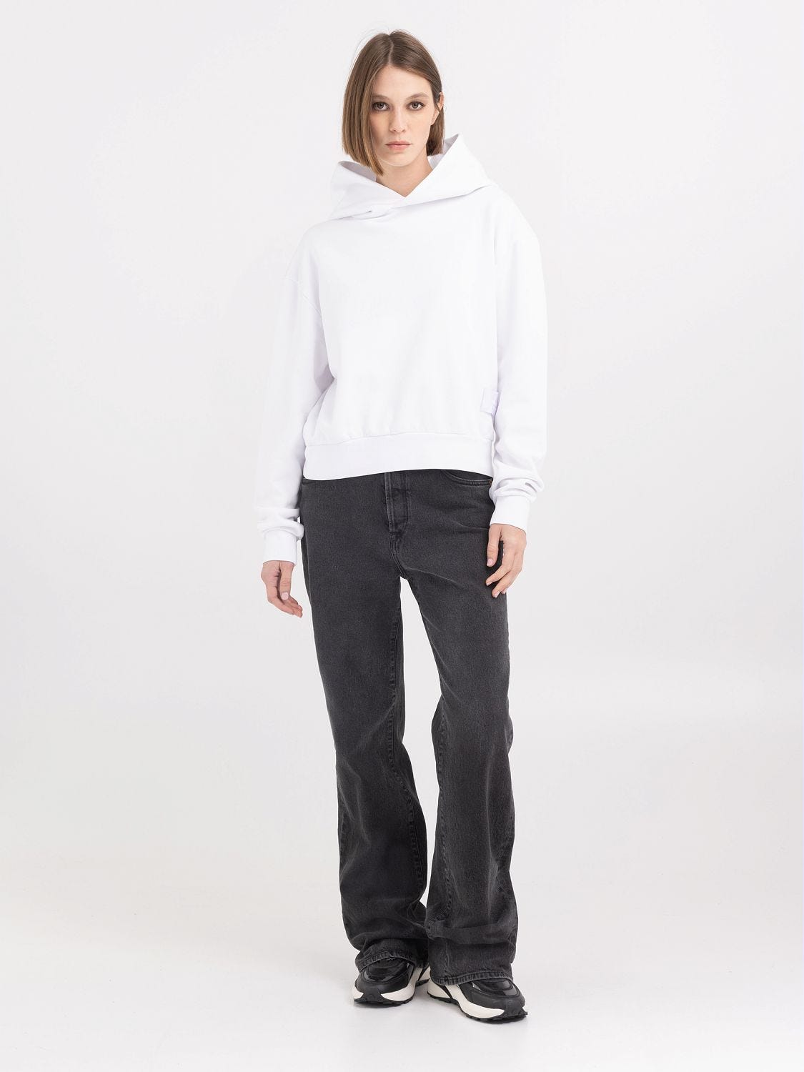 Oversized hoodie and jeans online