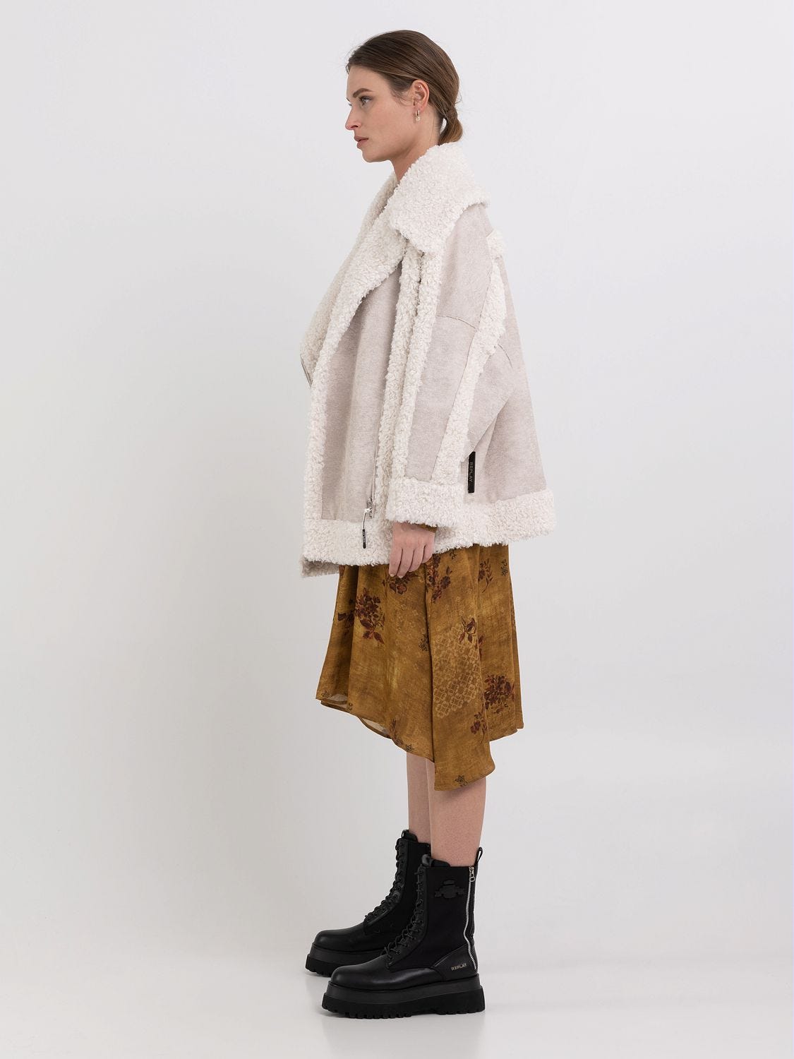 Replay shearling jacket online