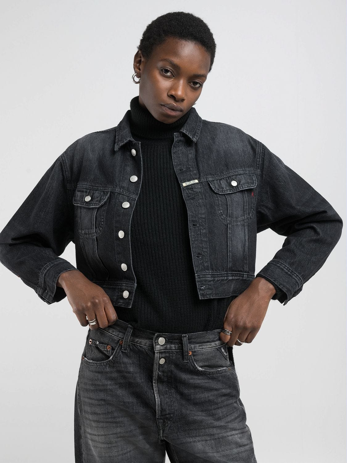 Replay jeans jacket shop
