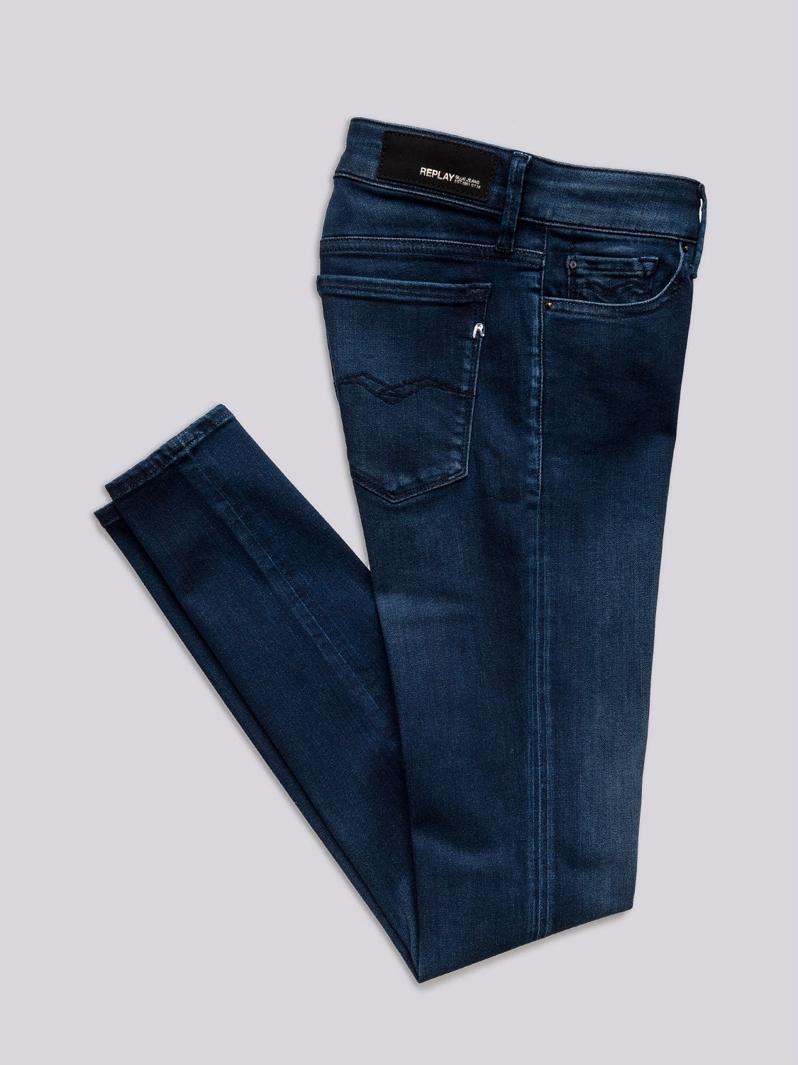 Replay jeans luz blue black overdyed sale