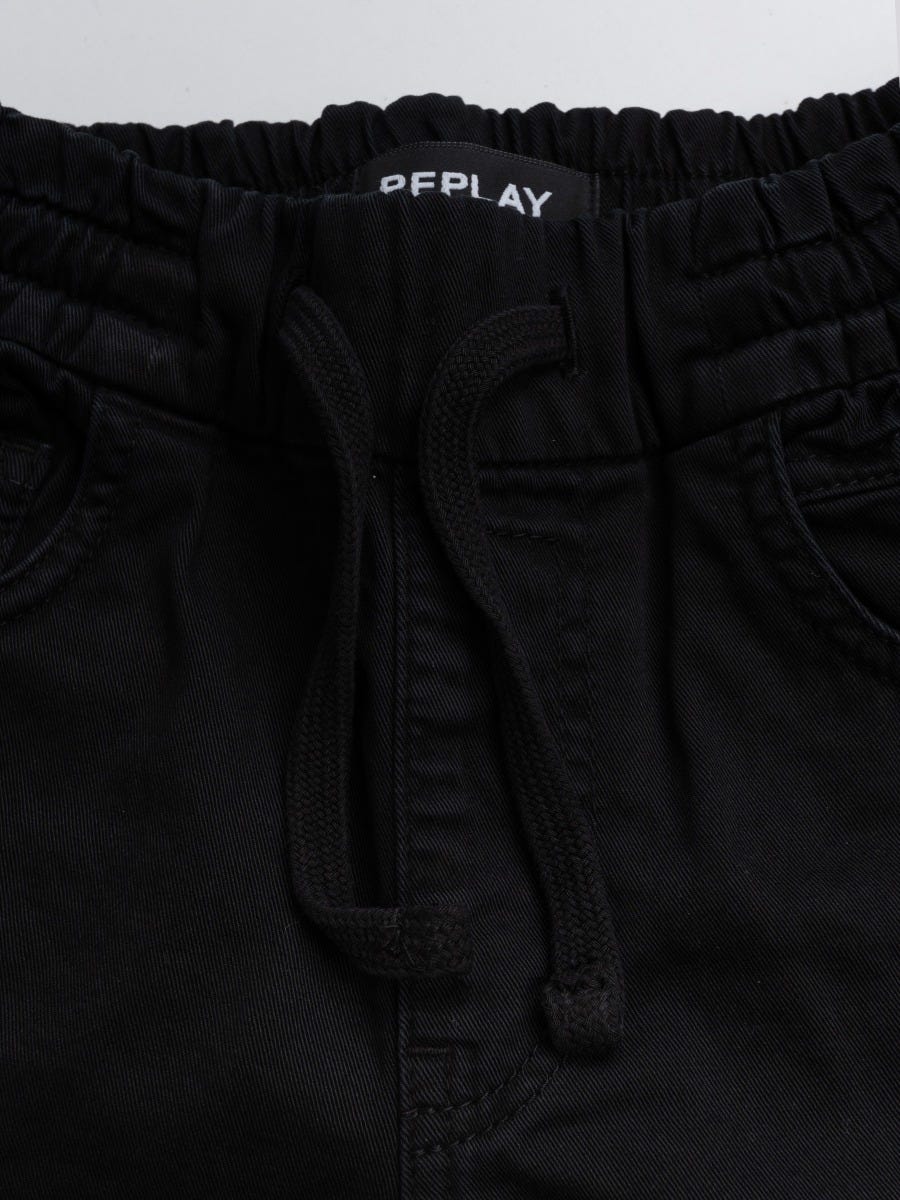 Black store moto joggers