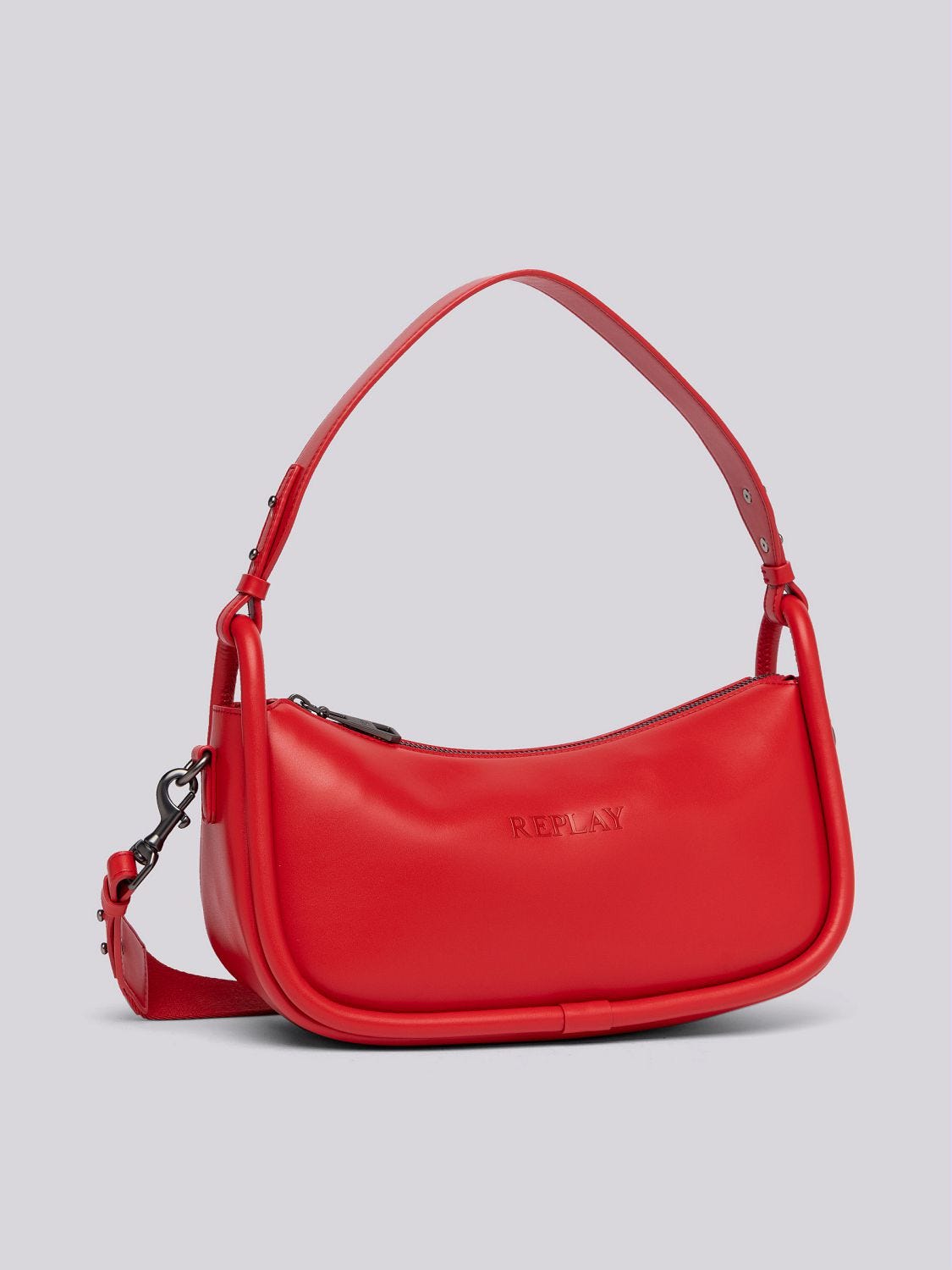 Small bag with embossed logo Ribbon red | Replay Jeans