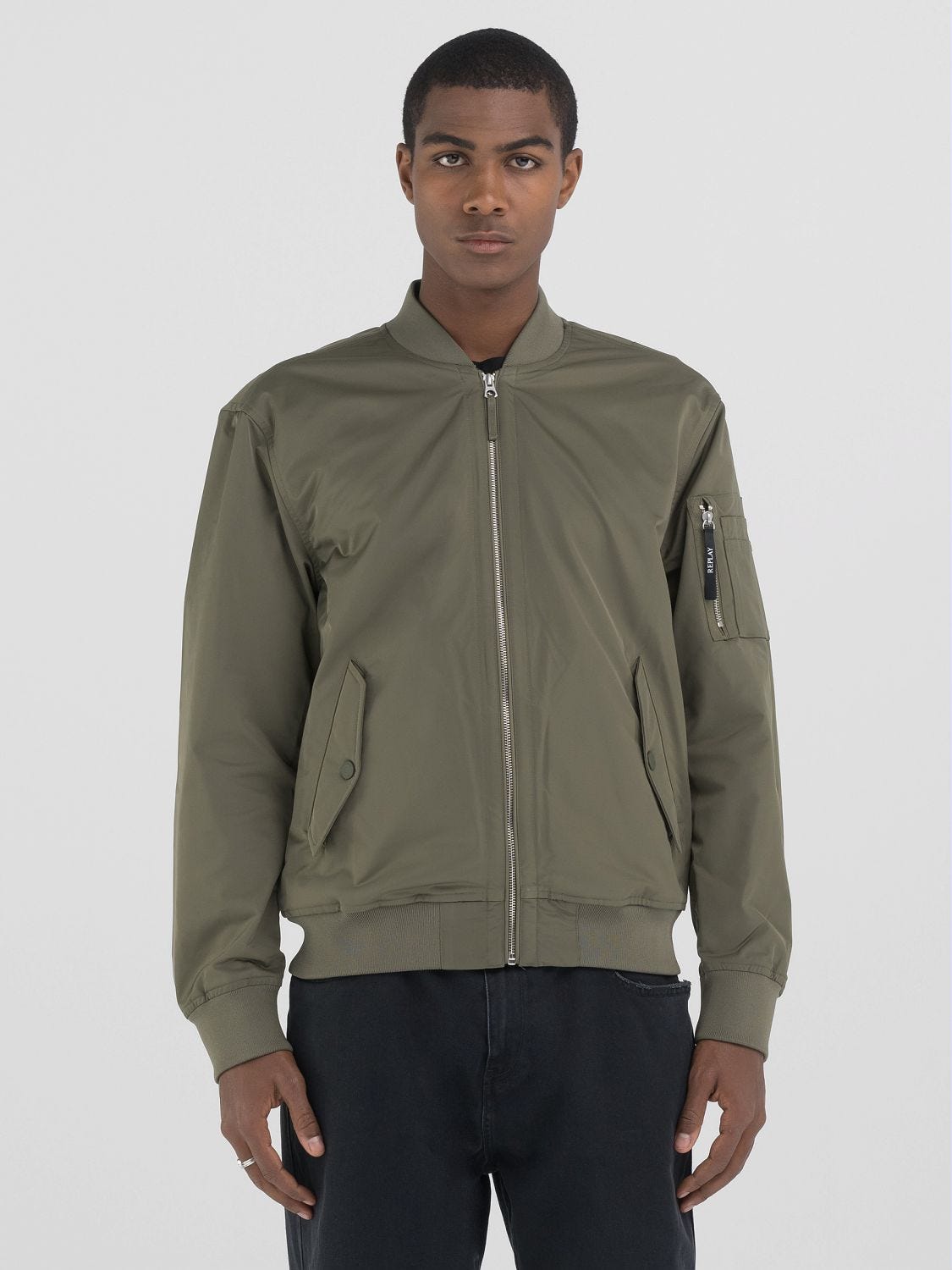 Short satin jacket new arrivals