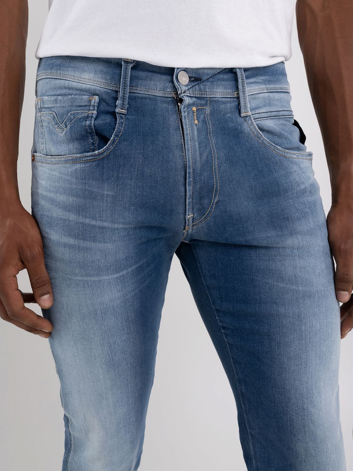 Replay jeans anbass clearance hyperflex slim fit