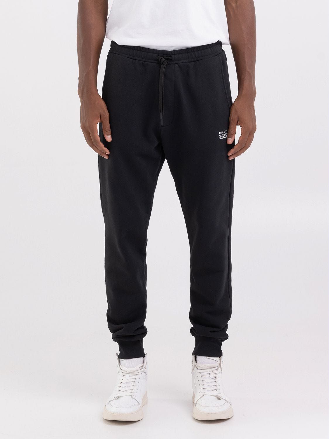 Replay slim sales fleece joggers