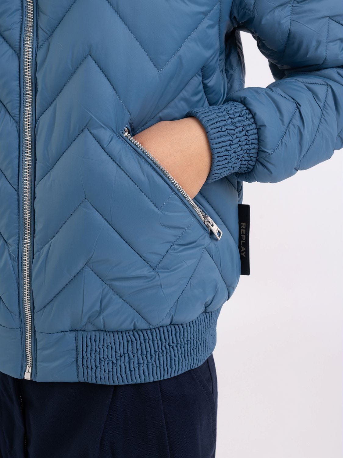 Replay bomber jacket top