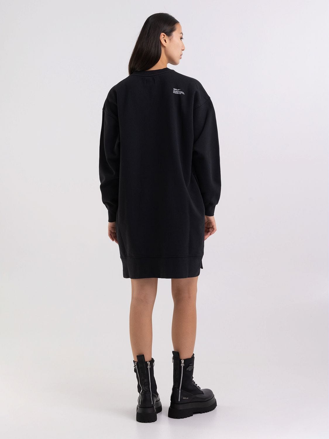 Oversized sweatshirt dress