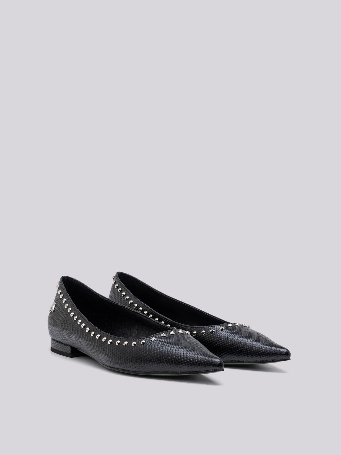 PERRY SNAKE POINTED BALLET FLATS