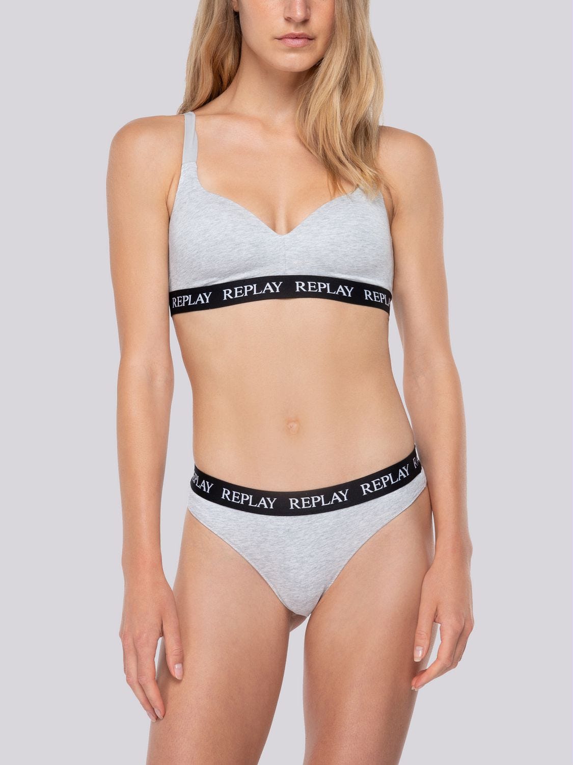 Padded bralette with adjustable shoulder straps