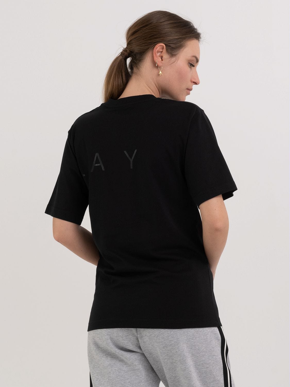 T shirt with logo print