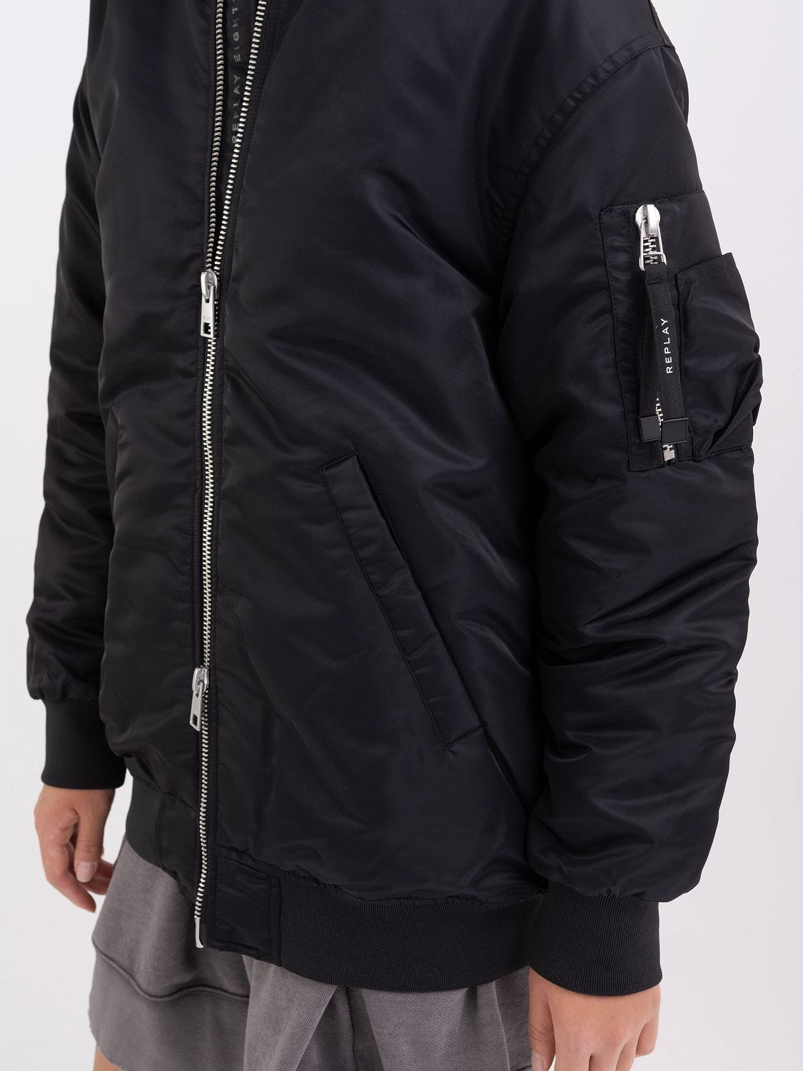 Replay bomber jacket sale