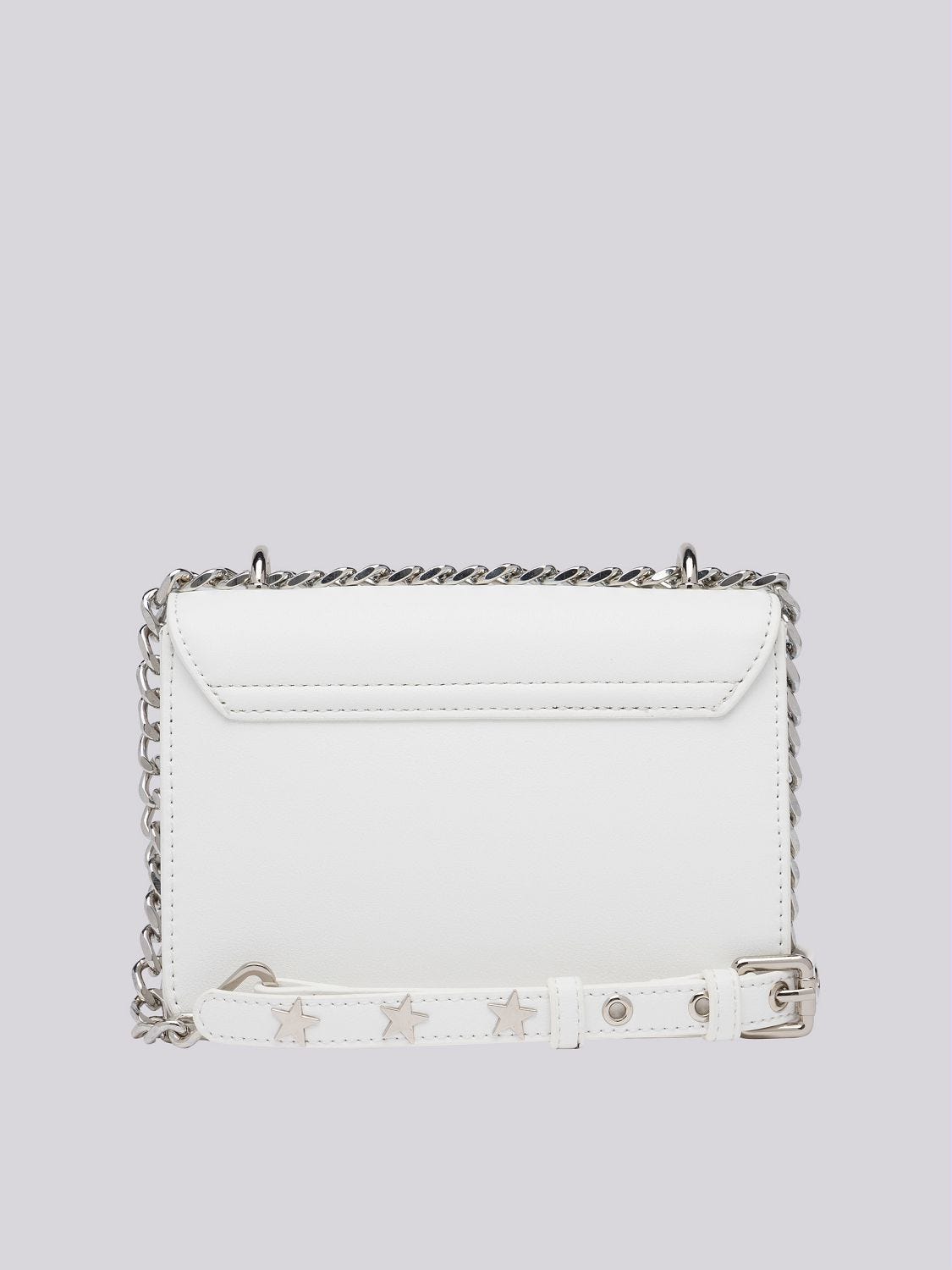 White bag with silver chain 2025