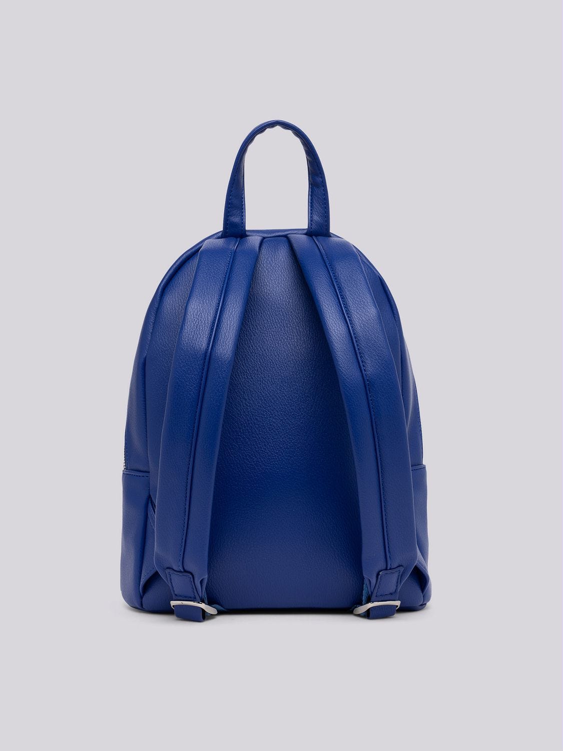 Navy blue 2025 leather backpack