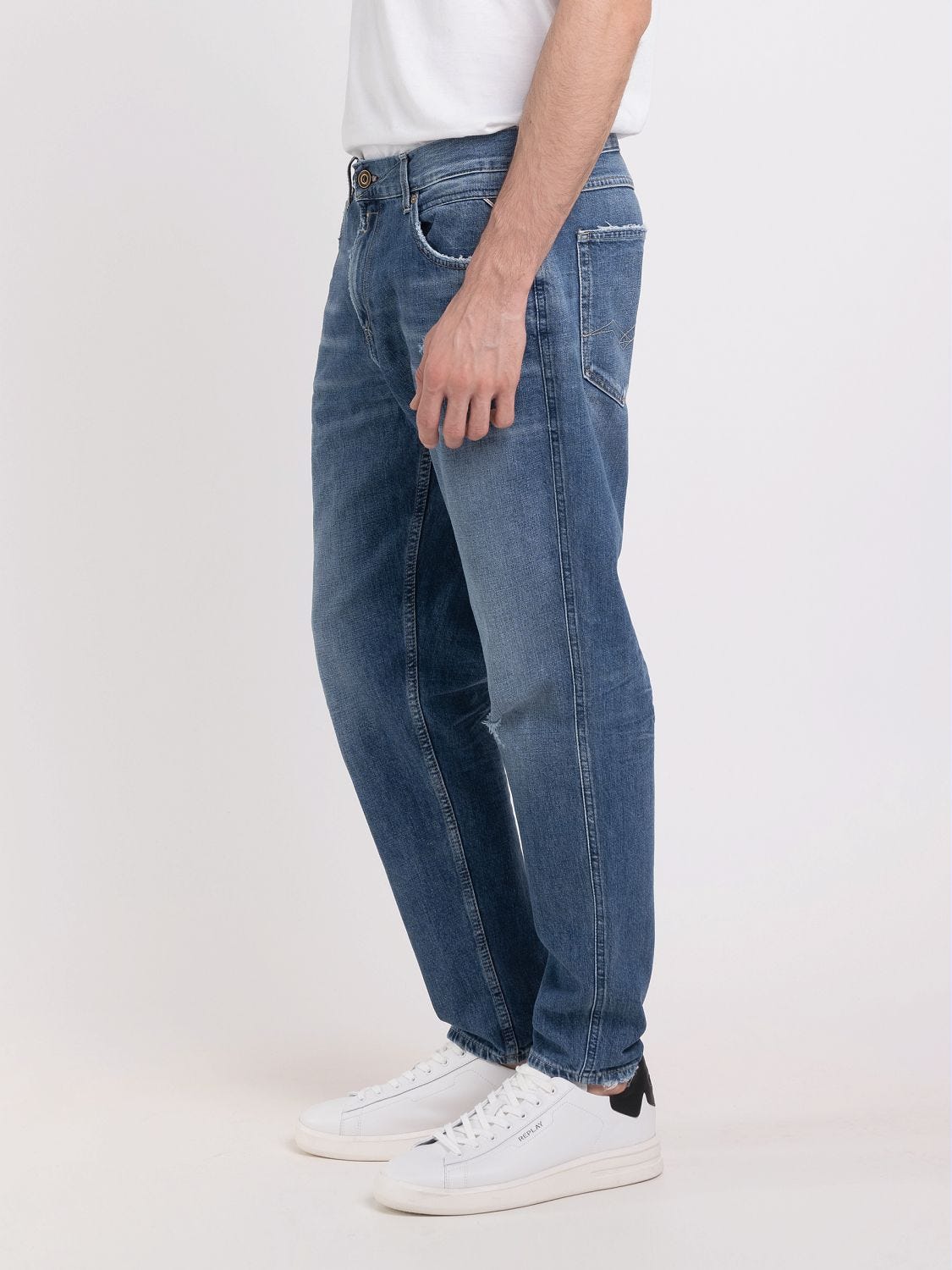 Replay top tapered jeans