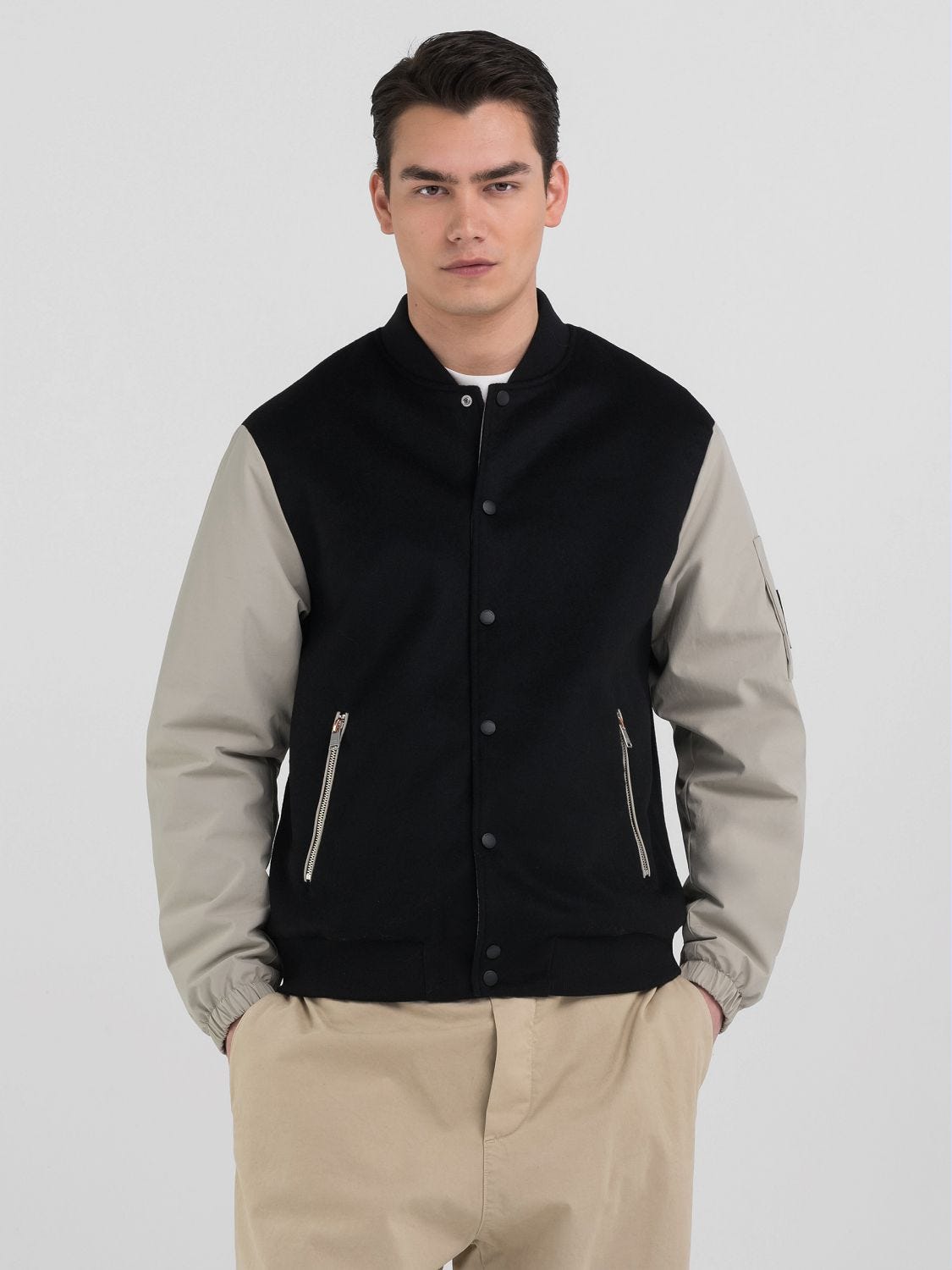 REPLAY SARTORIALE VARSITY JACKET