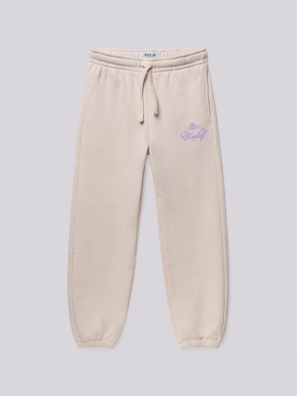FLEECE TROUSERS WITH LETTERING