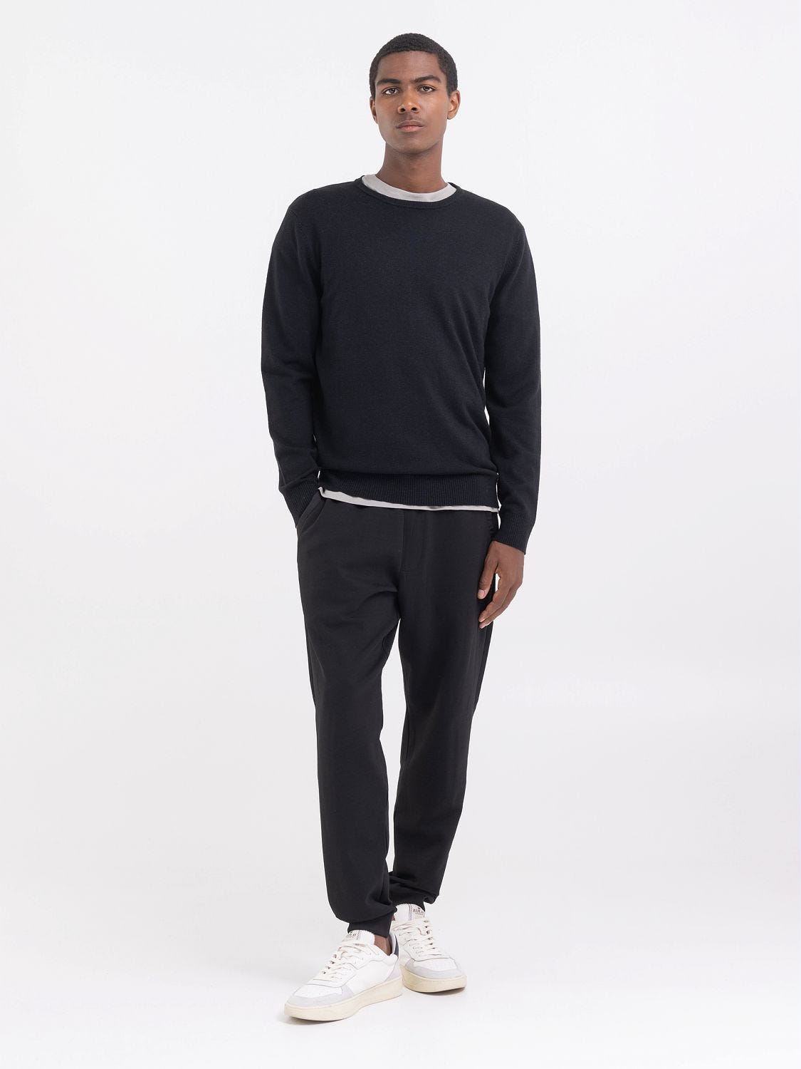 Men's wool outlet crewneck sweater