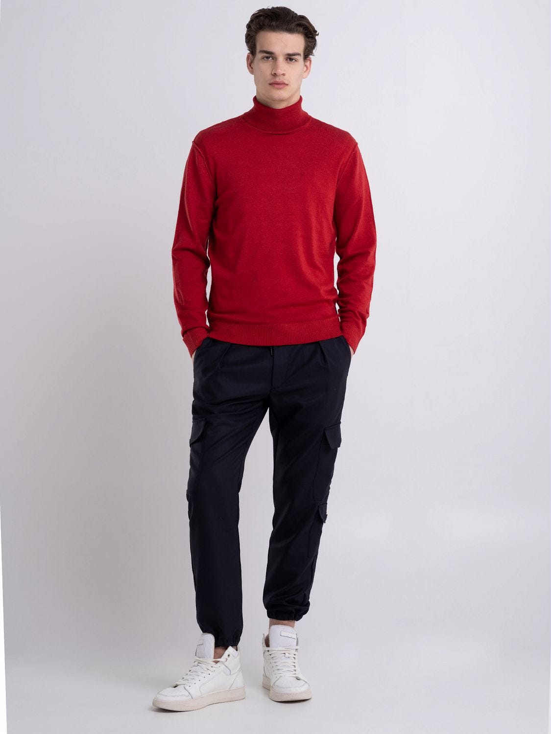 Turtleneck wool sweater