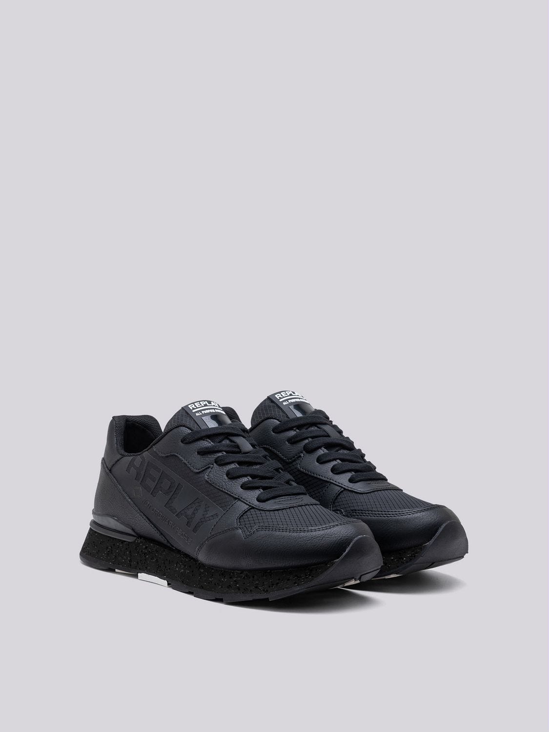 ARTHUR SQUARED LACE-UP SNEAKERS