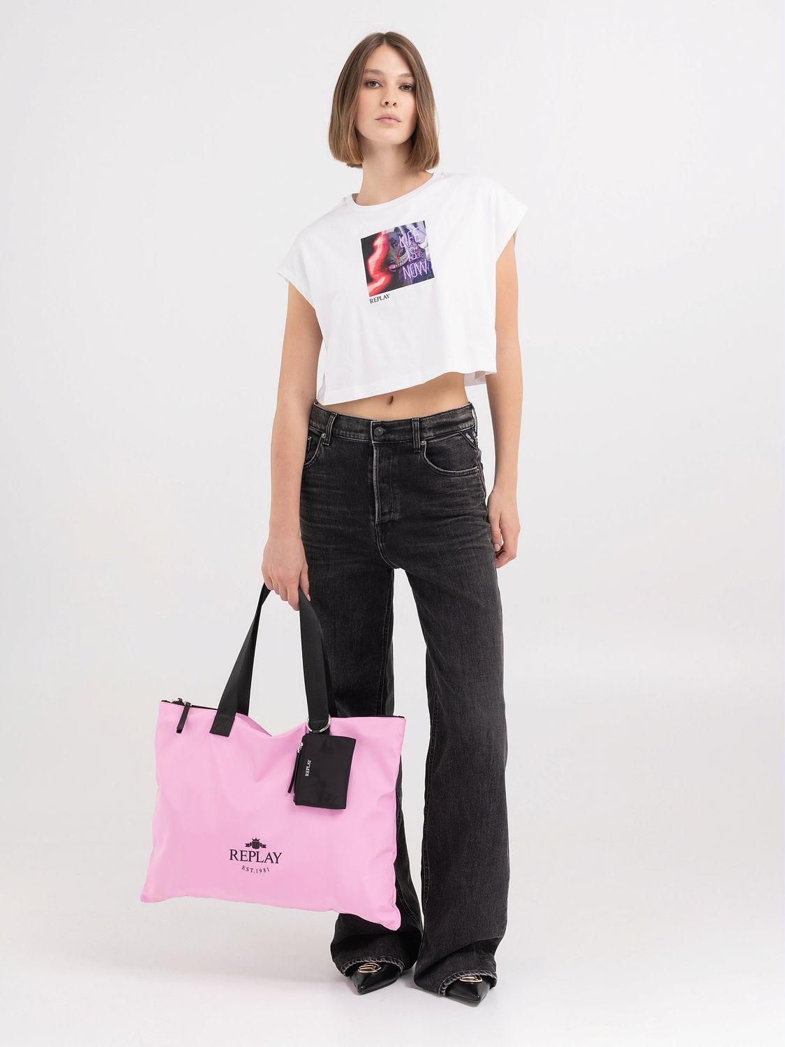Shopper in nylon
