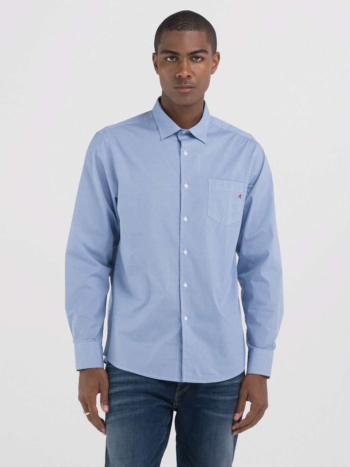 CAMICIA IN POPELINE DI COTONE