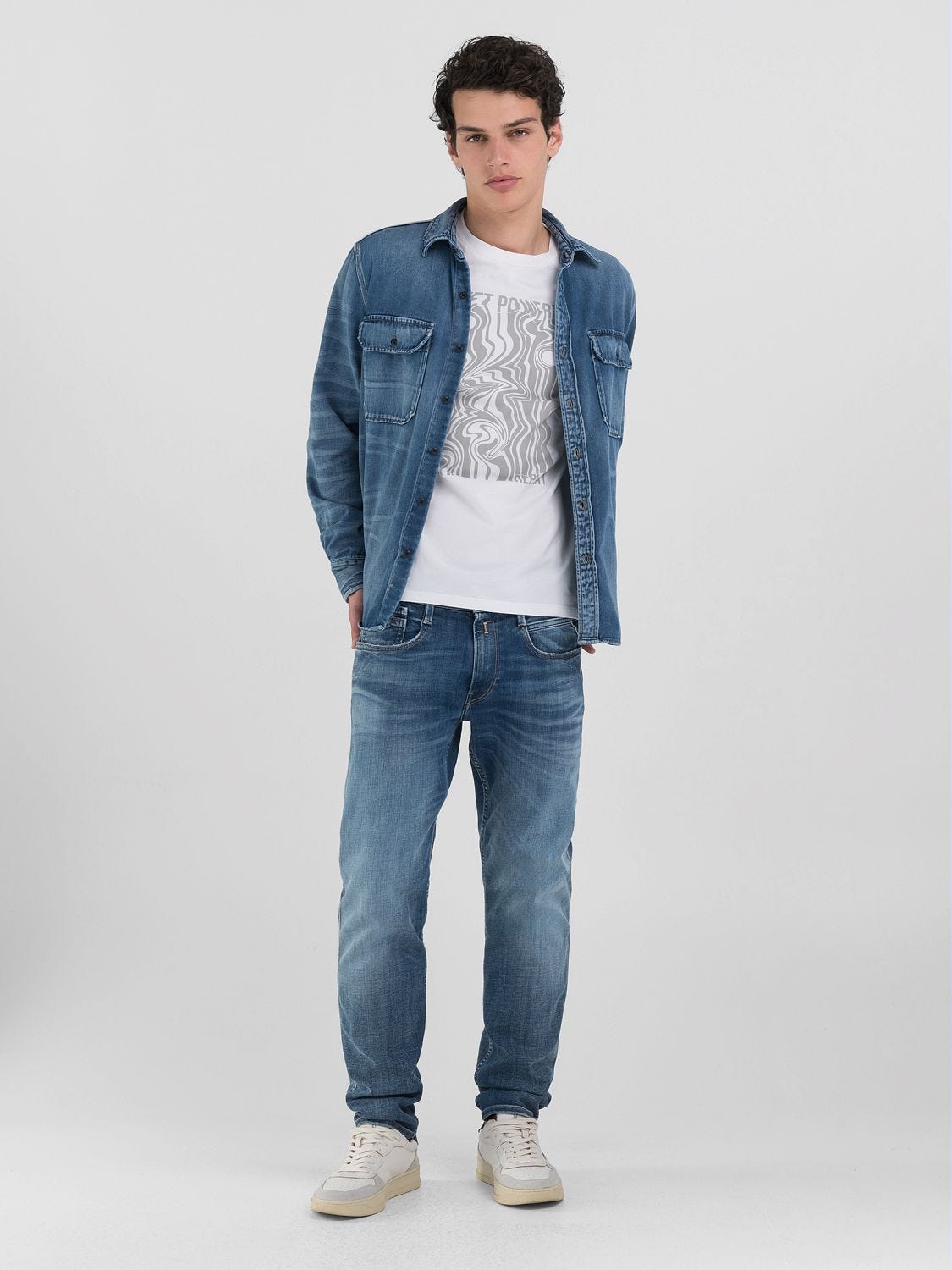 Replay camicia jeans hotsell
