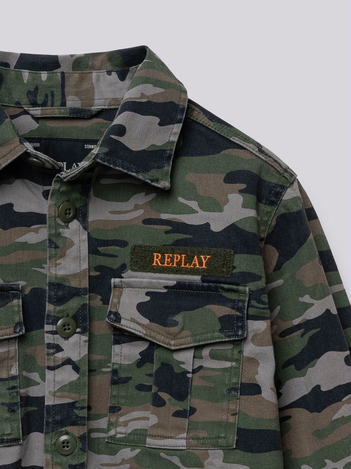 Camicia camouflage discount