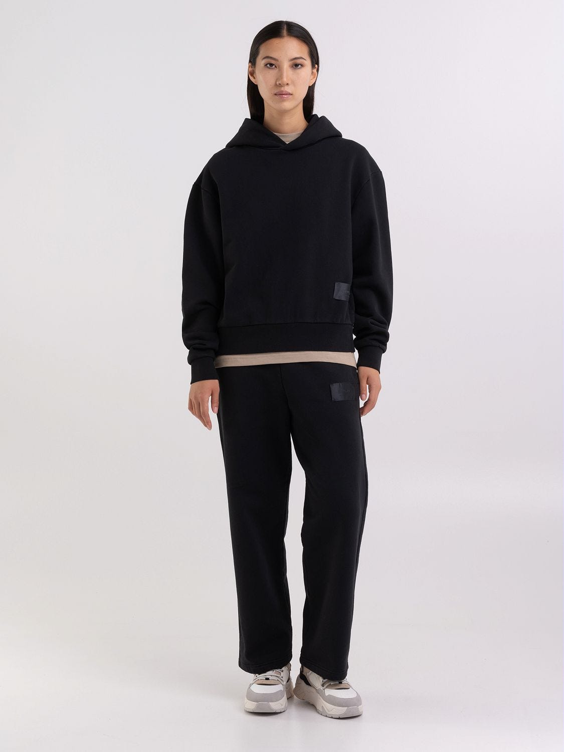 Felpa oversize con cappuccio