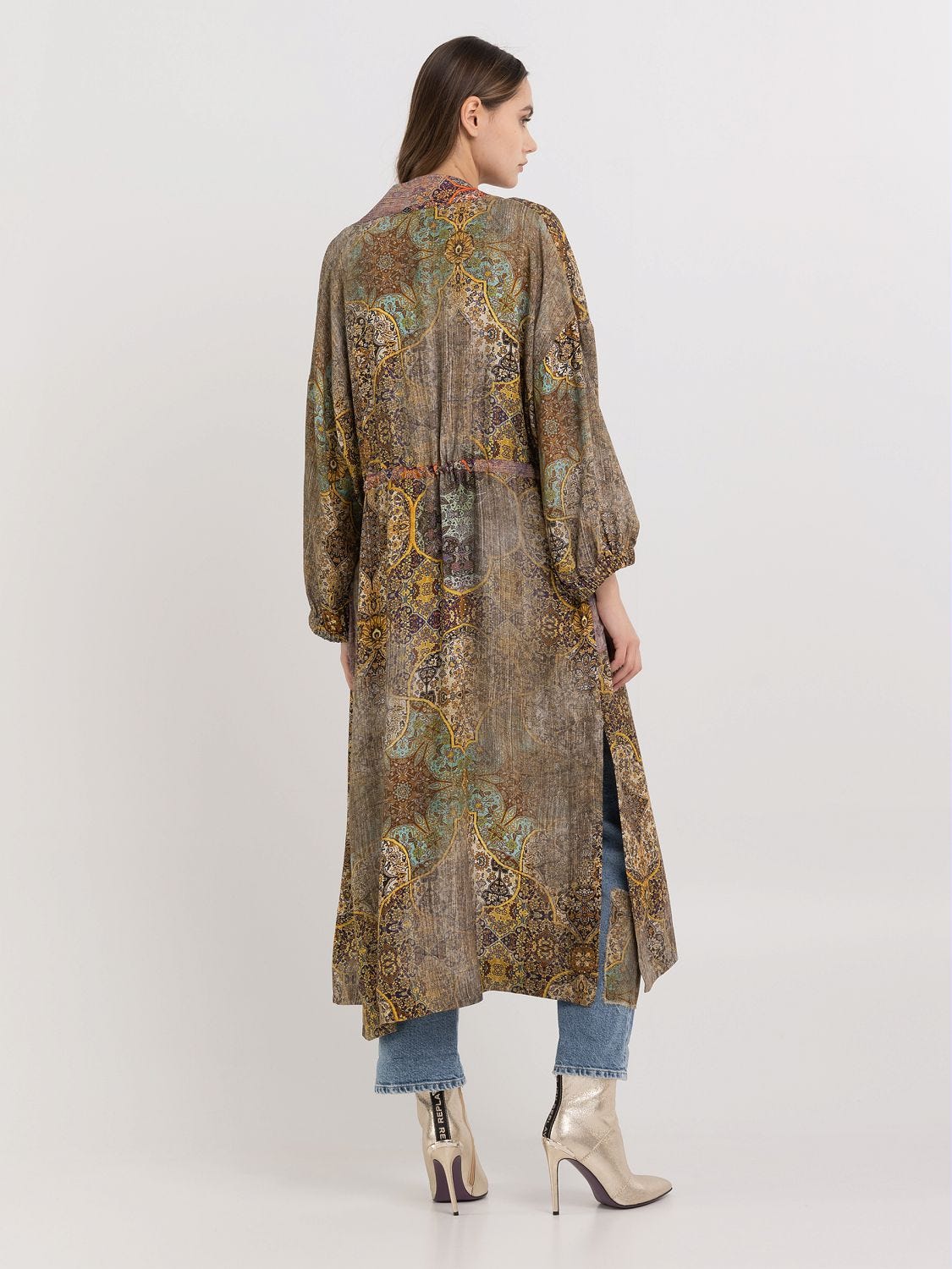 Vestito kimono cheap lungo