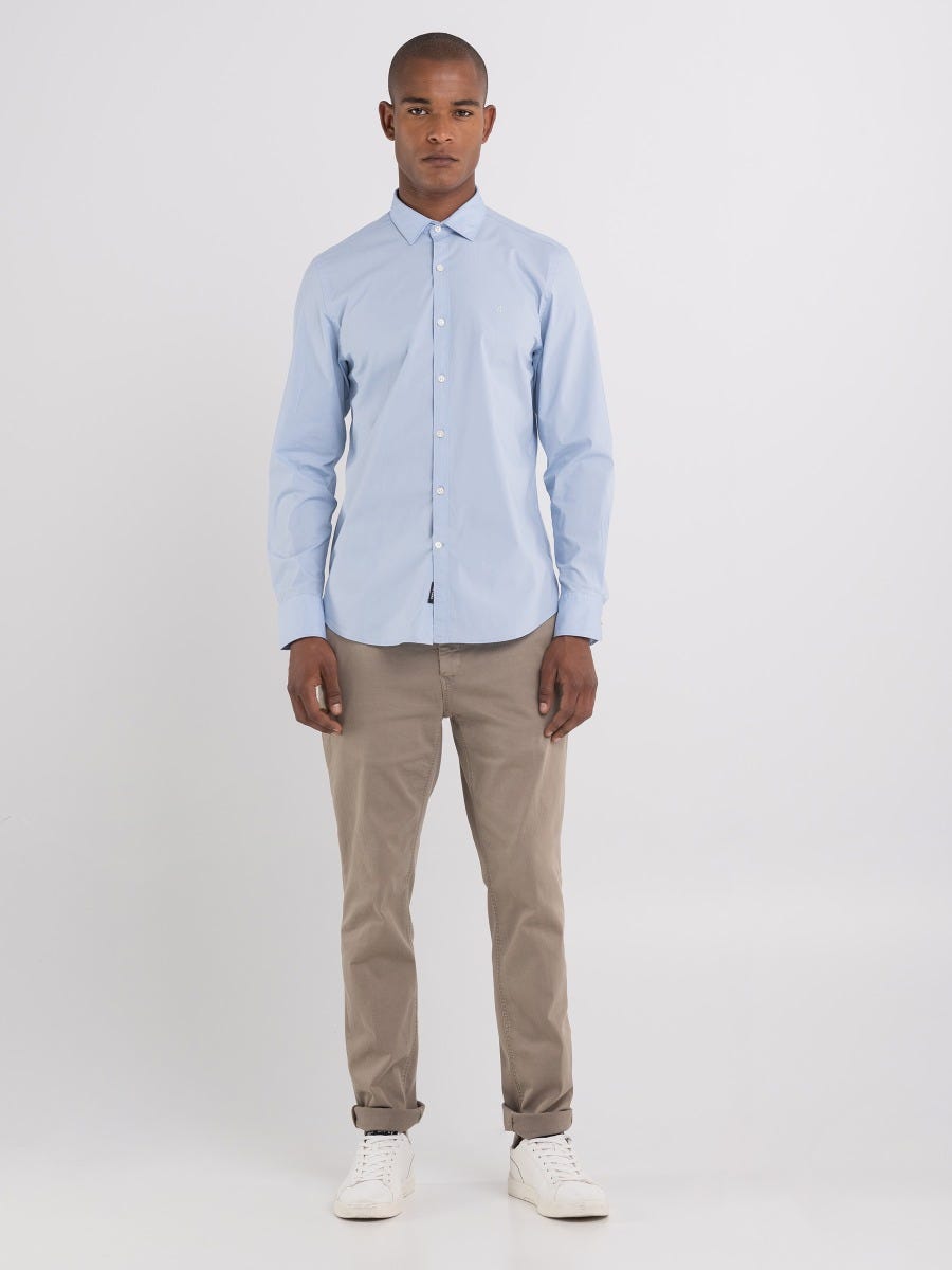 Camicia in popeline best sale di cotone