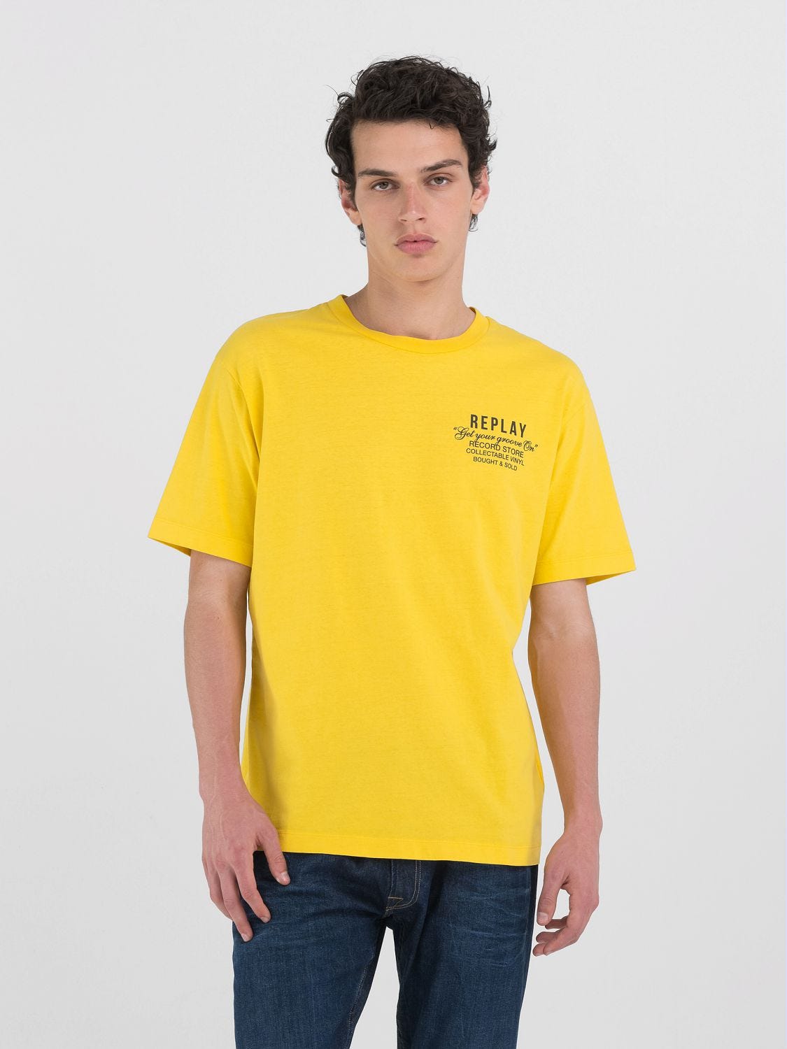 RELAXED FIT T SHIRT MIT SCHRIFTZUG