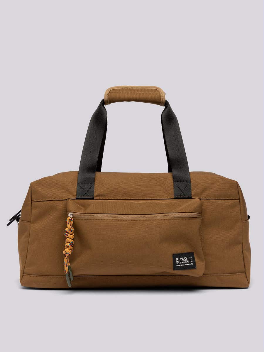 REPLAY Backpack in Oxford fabric FM3658.000.A0343G LT BROWN SMOKE 1