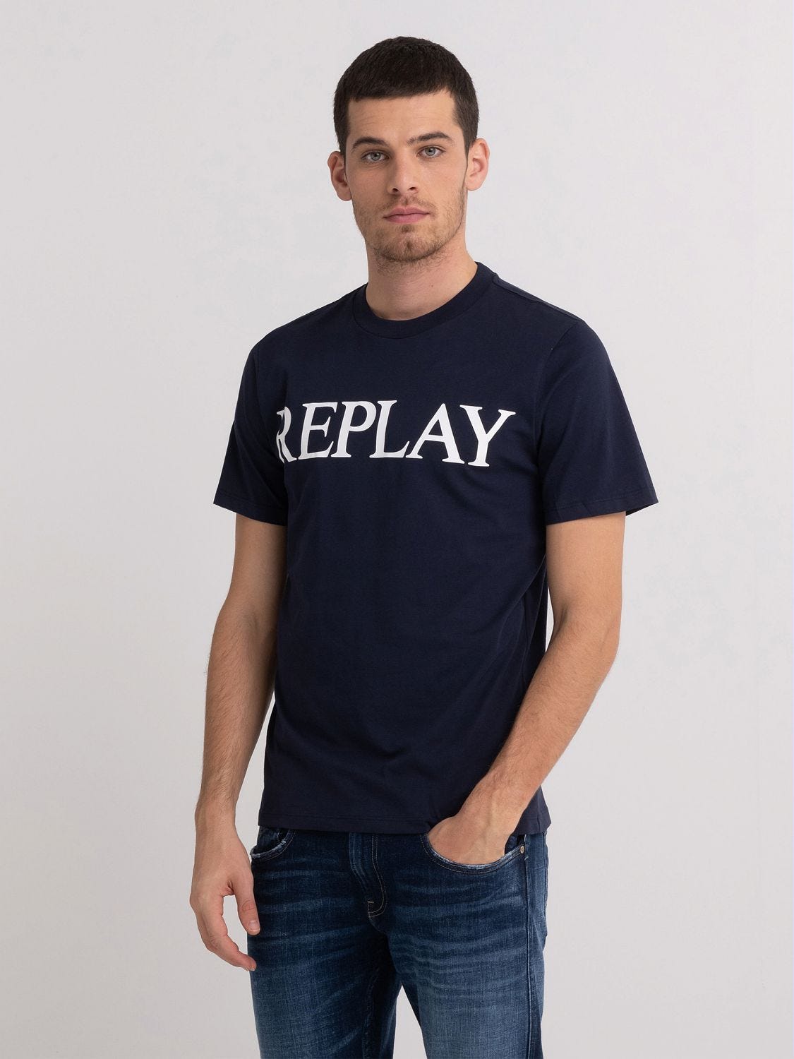 Tee shirt cheap replay homme