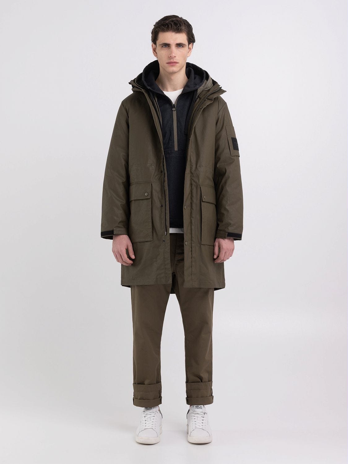 Mens online parka sale