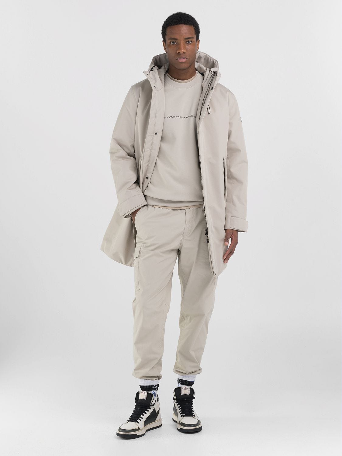 Hooded parka outlet