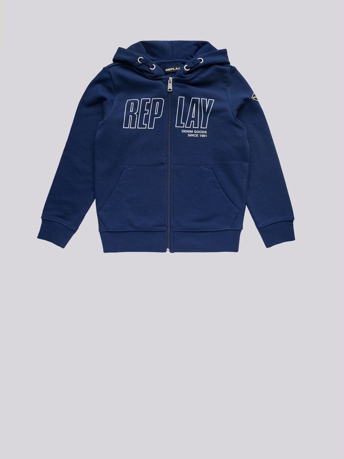 Replay blue deals jeans hoodie