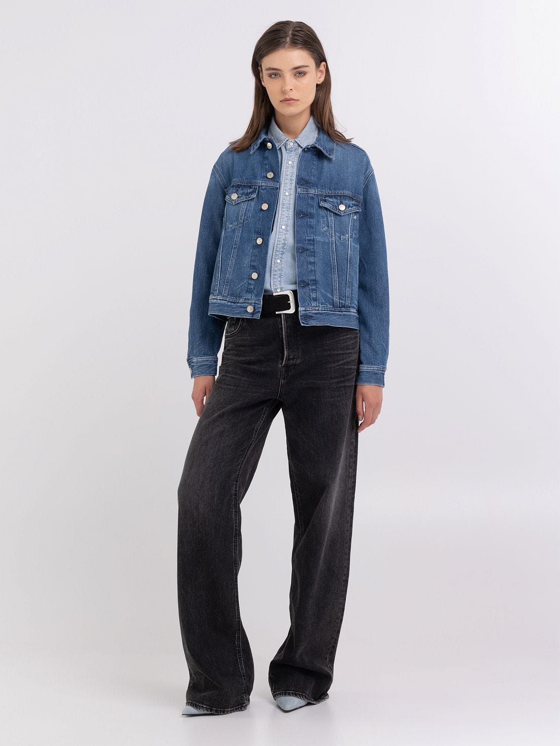 Mk denim 2024 jacket