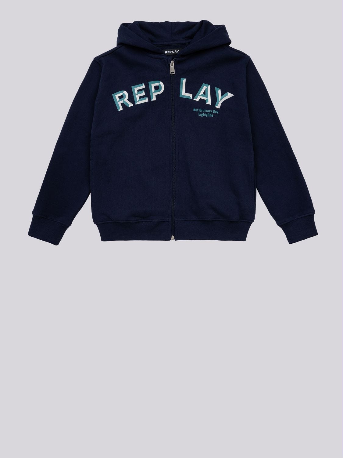 Replay blue jeans hoodie sale