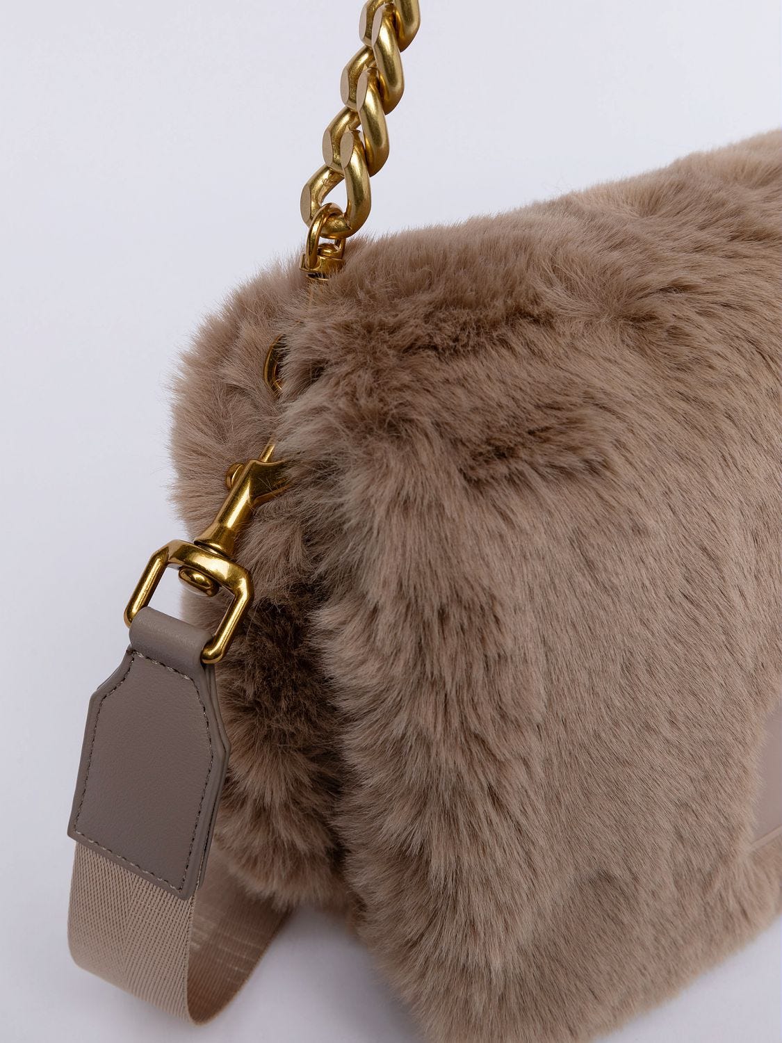 FAUX FUR MINI BAG