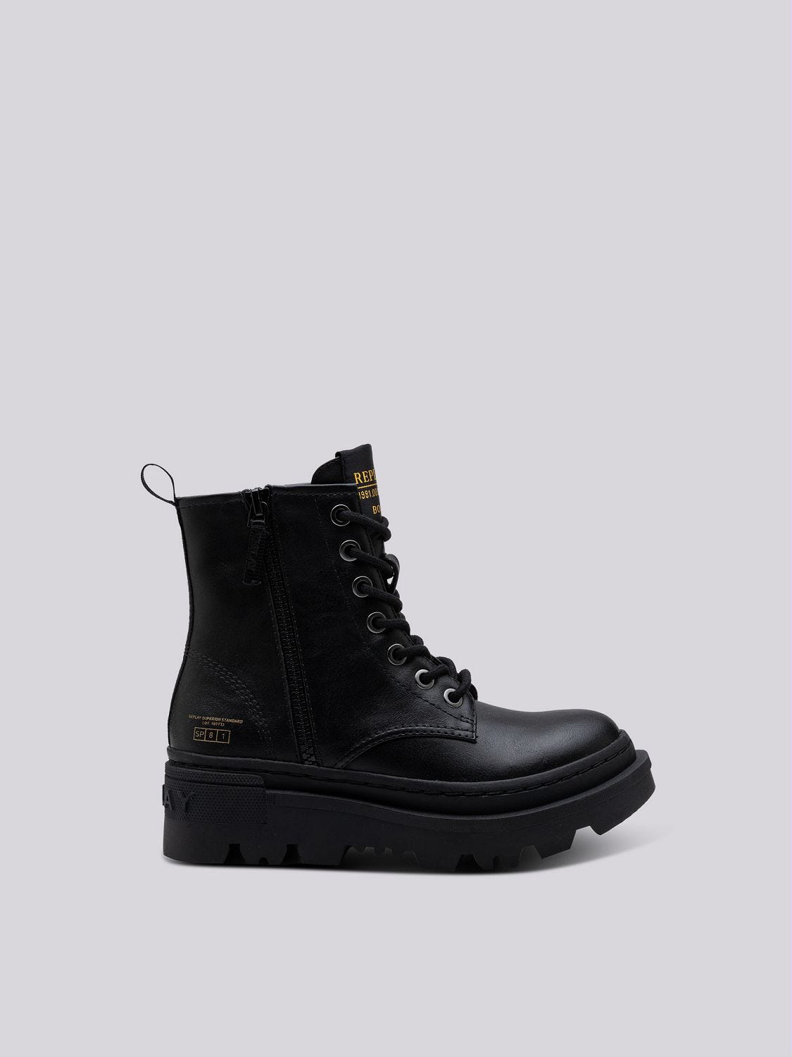 Laser Jr 5 lace up ankle boots