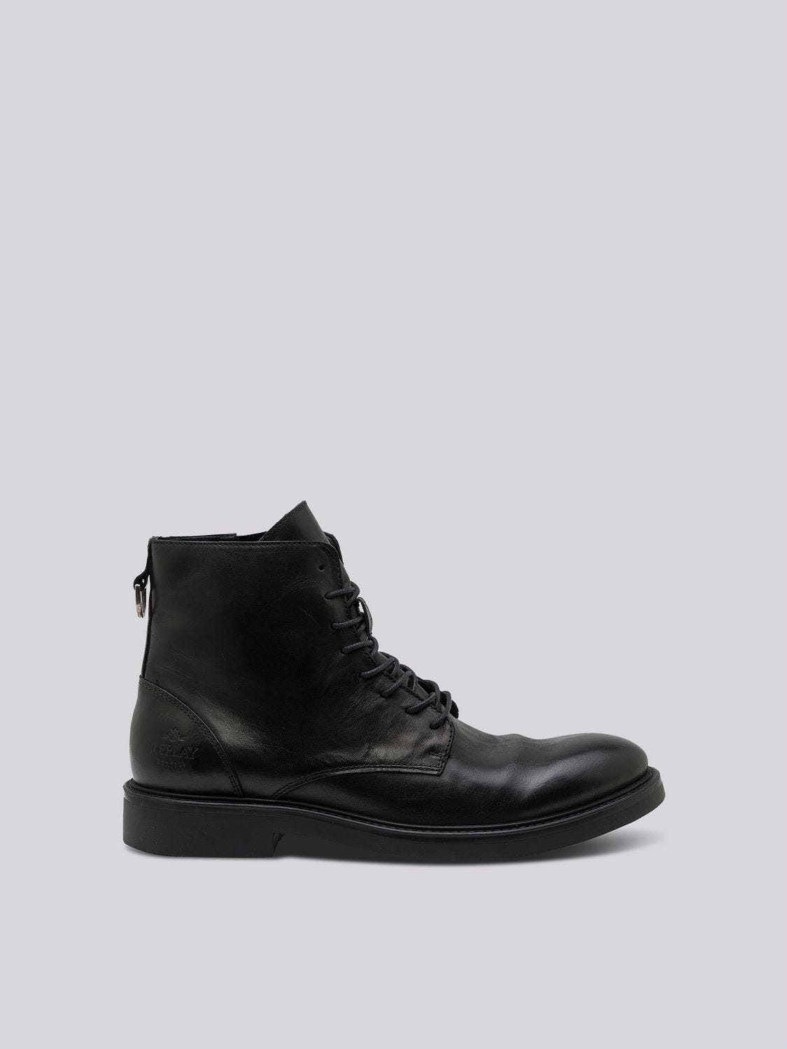 Miles lace up ankle boots in leather