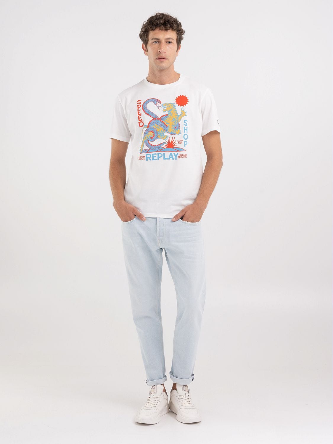 Replay t shirt shop price