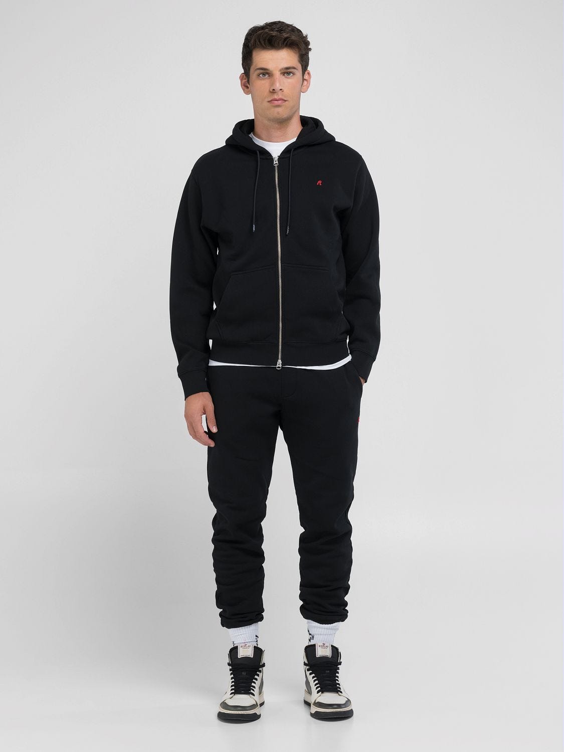 Replay zip hoodie clearance